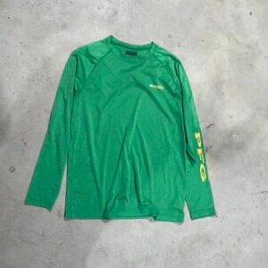 Columbia PFG Long Sleeve Shirt Mens Green Performance Fishing Gear